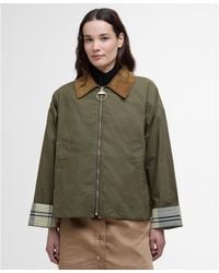 Barbour - Catlin Showerproof Cotton Long Sleeve Rain Anorak - Lyst