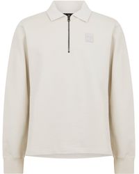 Belstaff - Curator Long Sleeve Polo Shirt - Lyst