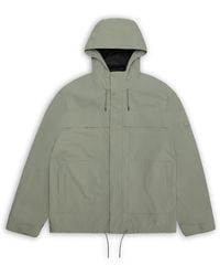 Rains - Suva Hardshell Waterproof Windproof Long Sleeve Rain Anorak - Lyst