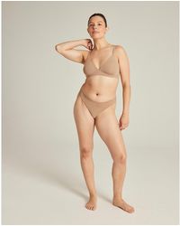 Nudea - Dipped Thong Second Skin Stretch - Lyst
