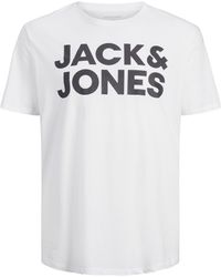 Jack & Jones - Jack Short Sleeve Logo T-Shirt Plus Size - Lyst