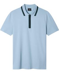 Paul Smith - Zipped Short Sleeve Polo Shirt - Lyst
