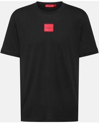 HUGO - Diragolino Contemporary T-Shirt With Logo Detail - Lyst