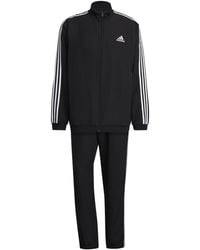 adidas - Essentials Stripes Tracksuit Set - Lyst