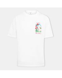CASABLANCA - Casa Days Print Oversized T-Shirts - Lyst