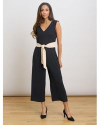 Gina Bacconi - Codie Sleeveless V-Neck Jumpsuit - Lyst