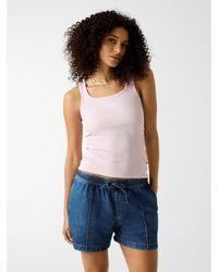 Guess - Embroidered Star Tank Vest - Lyst