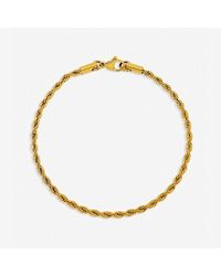 Inicio - Waterproof Twist Rope Bracelet - Lyst