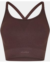 Usa Pro - Up Seamless Adjustable Sports Bra - Lyst