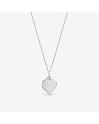 Inicio - Heart Charm Personalised Pendant - Lyst