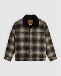 Levi's - Levi's Denim Sherpa Relaxed Fit Jacket - Lyst