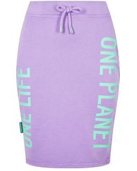DSquared² - Draw String One Life One Planet Skirt - Lyst