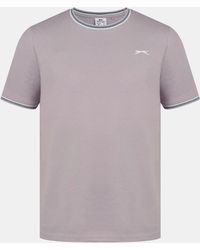 Slazenger 1881 - Tipped T-Shirt - Lyst