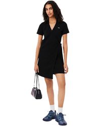 Lacoste - Wrap Dress - Lyst