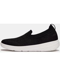 Fitflop - Super-Q Knit Slip-Ons - Lyst