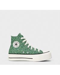Converse - All Star Platform High Top Trainers - Lyst