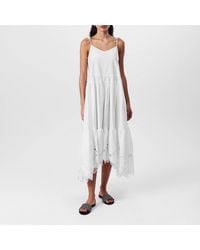 BOSS - Dembaya Dress, Flattering Tiered Skirt - Lyst