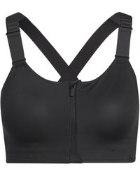 adidas - Tlrd Impact Luxe Training High Support Zip Bra - Lyst