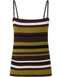 I Saw It First - Striped Knitted Cami Top - Lyst