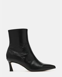 Steve Madden - Lulah Leather Heeled Ankle Boots - Lyst