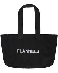 Flannels - Canvas Logo Tote Bag - Lyst