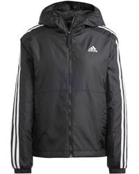 adidas - Essentials Insulated Hooded Jacket - Lyst