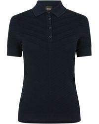BOSS - Fointa Knitted Top - Lyst