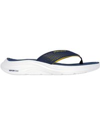 Skechers - Kpu Padded Strap Vapor Foam Sandal Flat Sandals - Lyst