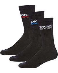 DKNY - 3 Pack Sport Socks Dogwood - Lyst