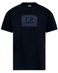 C.P. Company - Block Logo T-shirt - Lyst