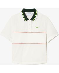 Lacoste - Short Sleeved Ribbed Collar Polo Shirt - Lyst