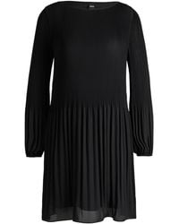 BOSS - Dasie Skater Dress, Skater Dress Design - Lyst