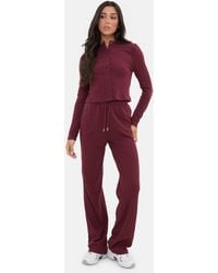 I Saw It First - Ribbed Wide Leg Trouser - Lyst