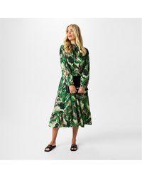Biba - Tiered Midi Dress - Lyst