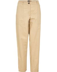 Timberland - Utlty Fatigue Linen Straight Leg Trousers - Lyst