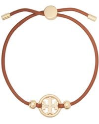 Tory Burch - Miller Slider Leather Bracelet - Lyst