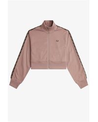Fred Perry - Fred Crop Track Jkt Ld34 - Lyst