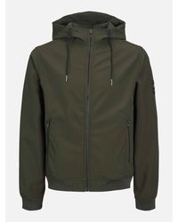 Jack & Jones - Zipped Hooded Softshell Jacket - Lyst