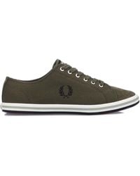 Fred Perry - Kingston Canvas/Suede Trainers Size 6 - Lyst