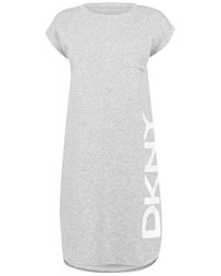 DKNY - Logo Mini Dress - Lyst