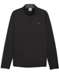 PUMA - Pure Grid 1/4 Zip Pullover - Lyst