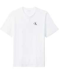 Calvin Klein - Mono Back Print T-Shirt - Lyst