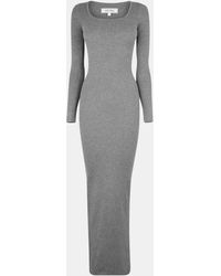 Jack Wills - Jw Square Neck Maxi Knitted Jumper Dress - Lyst