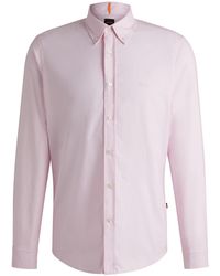 BOSS - Rickert Oxford Shirt, Classic Style - Lyst