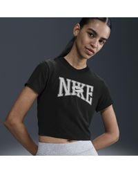 Nike - Crop Tee - Lyst