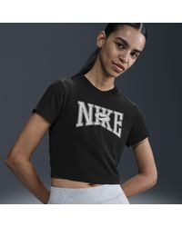 Nike - Crop Tee - Lyst