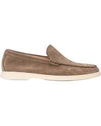 BOSS - Loafers With Iconic Logo Detail (Sienne) - Lyst
