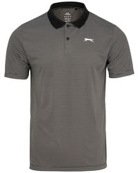 Slazenger 1881 - Micro Stripe Golf Polo Shirt - Lyst