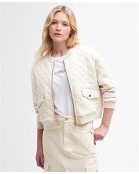 Barbour - Alicia Quilted Bomber Jacket - Lyst