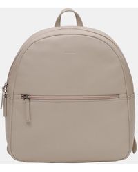 Firetrap - Leather Zip Backpack - Lyst